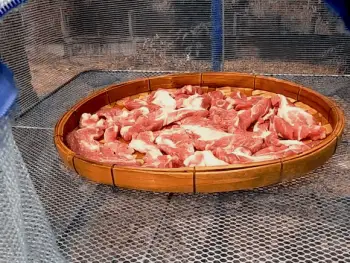 how to dry meat in the sun